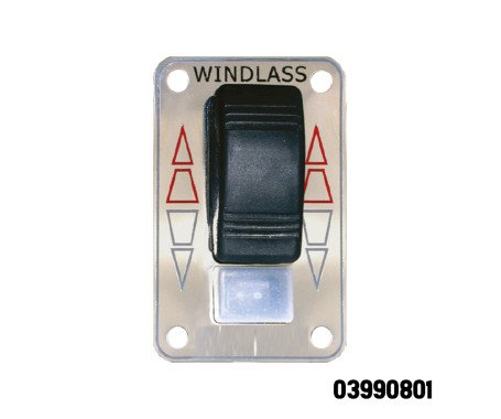AQUA MARINE - Rocker Switch Panel with Safety On/Off Switch - Stainless Steel Front